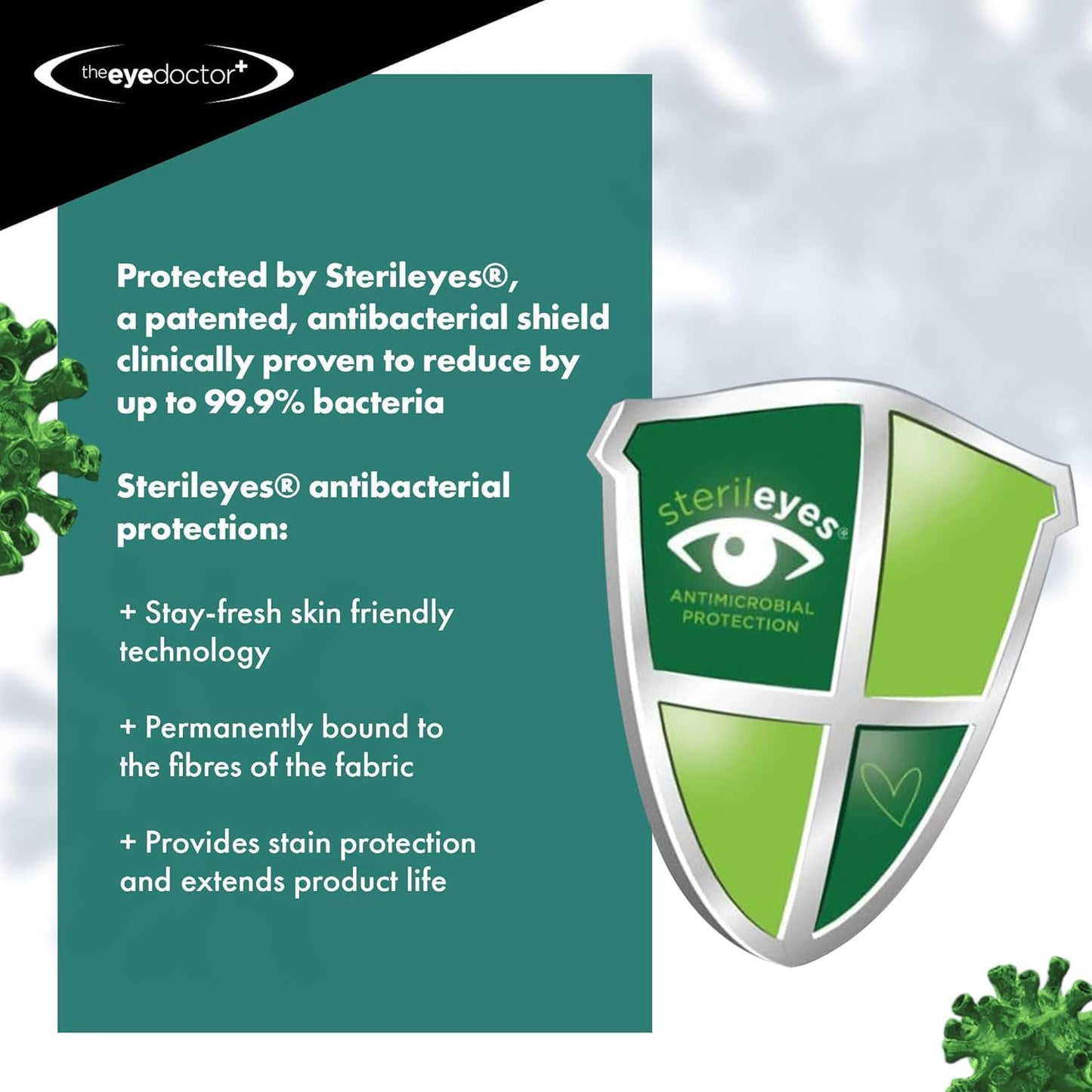 The Eye Doctor Stye Relief Compress - Reusable Microwaveable Hot Single Eye Patch Mask - Treatment of Stye, Blepharitis, Dry Eye