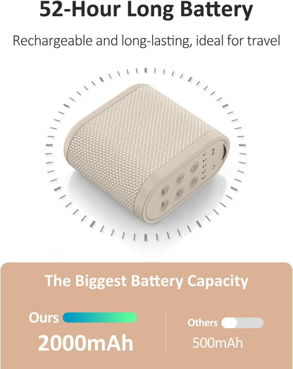Portable Travel Sound Machine for Adults, Baby Sleeping : Super Long-Lasting & Rechargeable Battery, Headphone Jack, 21 Sounds - White Noise Machine for Office Privacy & Noise Canceling, Home, Gift