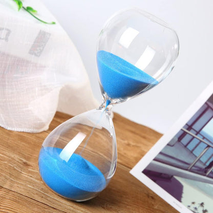 Hourglass, HoveBeaty Hand-Blown Sand Timer Set for Time Management 15 Minutes Durable Glass Construction (15 Min, Black)
