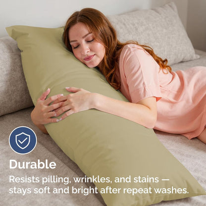 Standard Pillow Cases Set of 10 - Ultra Soft Hotel Quality Pillowcase Covers - Comfy, Cozy & Wrinkle Free - Shrink, Stain and Fade Resistant - Machine Washable Pillow Protectors - 10 Pcs Set - White - Colors A