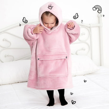 KFUBUO Wearable Blanket Hoodie for Adults Sherpa All Patterns Cat Oversized Sweatshirt Blanket with Pockets for Women