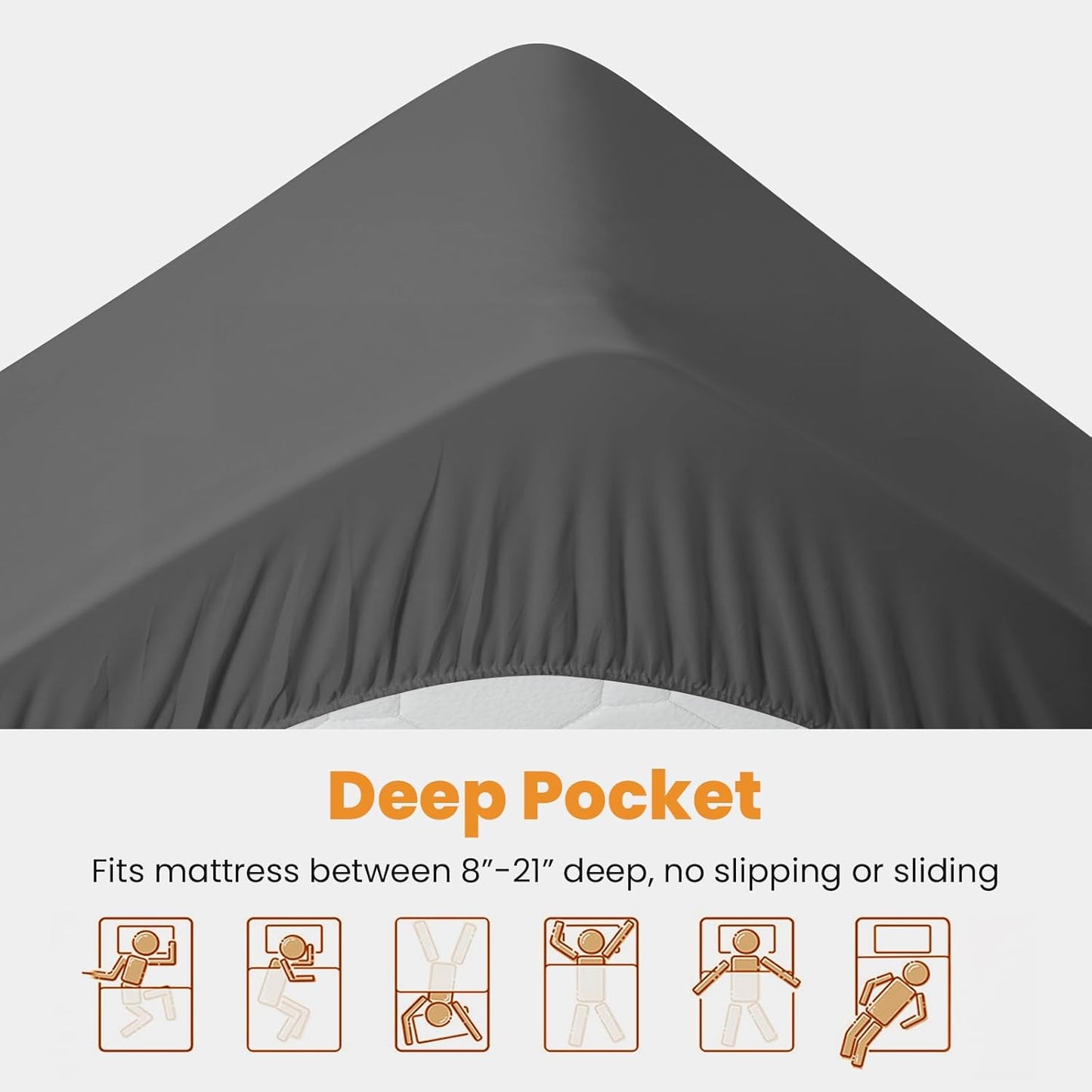 MATBEBY Queen Size Mattress Pad - Cooling Breathable Mattress Topper, Quilted Fitted Mattress Protector, Pillow Top Mattress Cover with 8-21" Deep Pocket, Soft, Machine Washable, White, 60x80 Inches