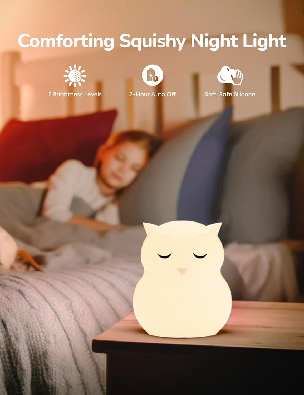 Breathing Pal 'Ted'- Mindfulness Breathing Light, Guided Visual Meditation Breathing Light, Anxiety Relief Items for Calm Down Corner/Meditation/Sleep for Adult&Kid