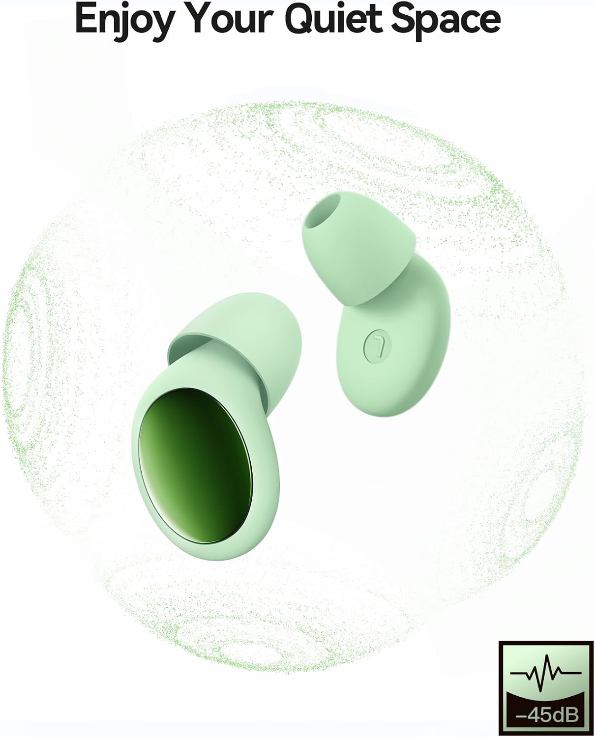 45dB Ear Plugs for Sleeping Noise Cancelling Ear Plugs for Noise Reduction & Snoring, Concerts, Earplugs for Sleep,Sider Sleepers Airplane, Silicone Earplugs Reusable