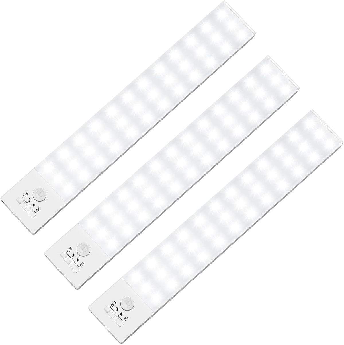 BLS 84 LED Closet Lights Battery Powered LED Lights, Super Bright Under Cabinet Lighting, Motion Sensor Light Indoor, Wireless Lights, 3200mah Rechargeable Battery Operated Lights, 180 Days Run Time