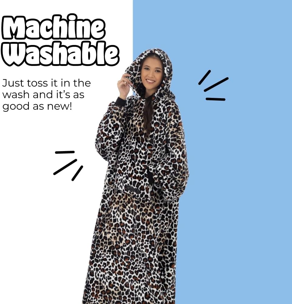 THE COMFY Dream | From Shark Tank | Patented | No Sherpa | Light Wearable Blanket Hoodie | Gift for Women & Men | One Size