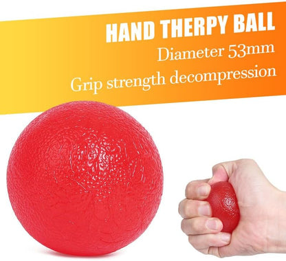 Grip Strength Trainer 7 Pack Adjustable Hand Gripper, Finger Stretcher Resistance Extensor Bands, Finger Exerciser, Grip Strength Ring & Stress Ball, Hand Grip Strengthener
