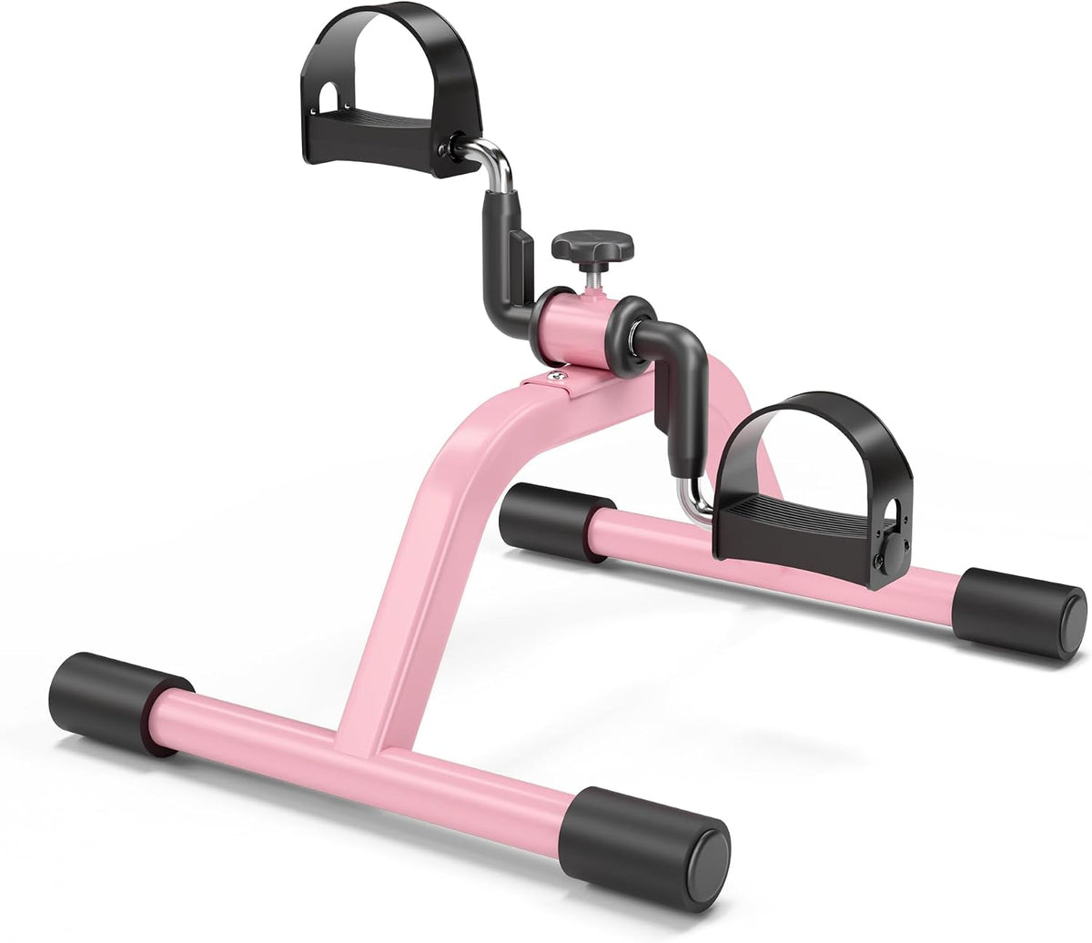 RYGEO Pedal Exerciser Mini Exercise Bike for Leg and Arm Recovery Exercise Lightweight and Portable Floor Bike