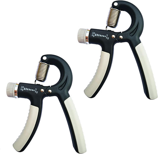 Strengthener Hand Grip 2 Pack Kid Boys Girls Teenager Strength Trainer Number Counter Forearm Finger Wrist Gripper Exerciser 5-30kg Adjustable Stretcher Squeezer Workout