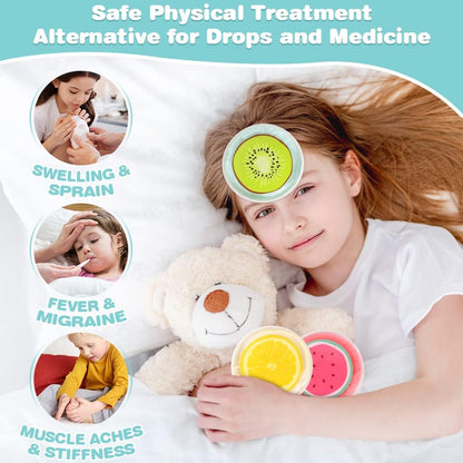 Hilph Kids Ice Packs for Boo Boos - FSA Eligible HSA, 3 Pack Gel Ice Packs for Toddlers & Children Injuries Reusable, Soft Small Hot & Cold Pack for Bumps, Bruises, Fever, Get Well Gifts