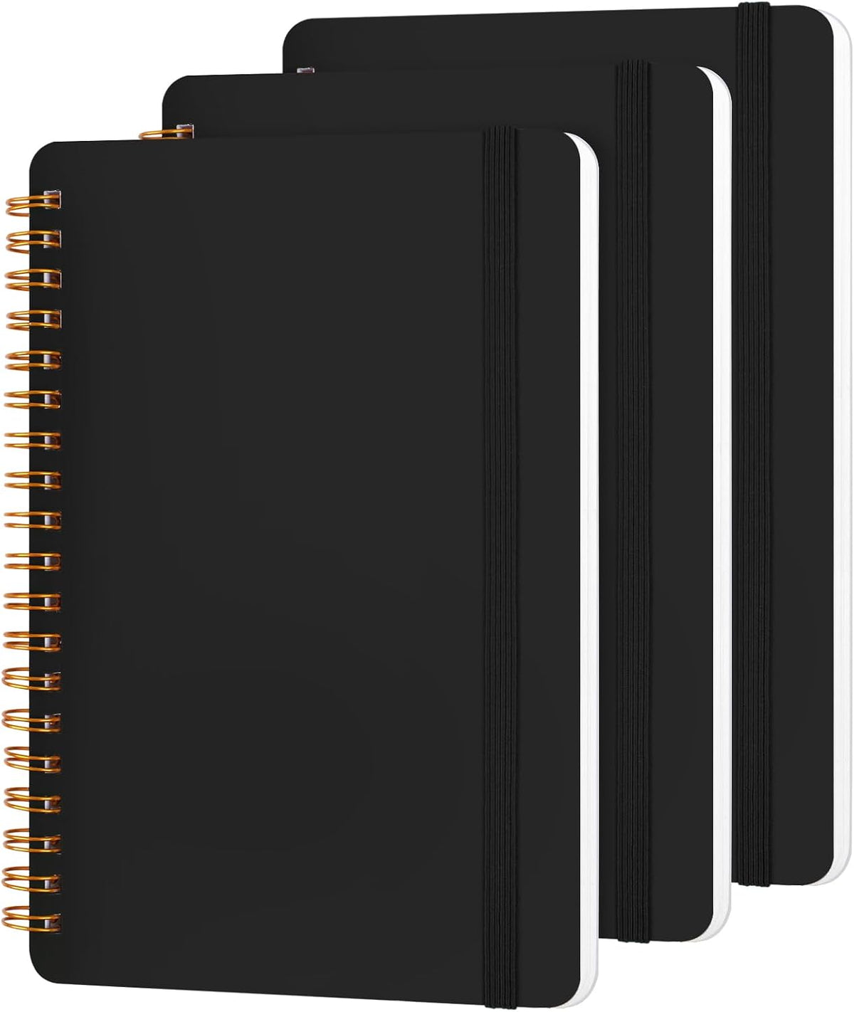 Utron 3 PCS Small Spiral Notebook 5x7, Notebooks for Note Taking, Morandi Spiral Journal Notebook, Work Notebook Small Notebooks 5x7 with Strap, Cute Notebooks for Women 70 Sheets/Note Books