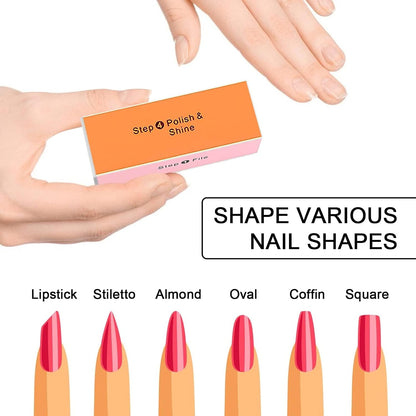 4 Way Shiny Block / 4 Step Buffing Block Shine Nail Buffer