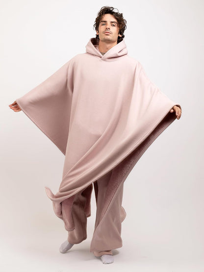 FREE THE SHEEP Eden Hoodie – Oversized Weighted Hoodie Cloak with Ultra-Soft Faux Fur Liner