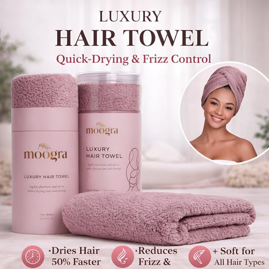 Luxury Microfiber Hair Towel Wrap for Women - Quick Dry, Super Absorbent Hair Turban, Soft & Lightweight Anti-Frizz Towel for Long, Thick & Curly Hair (Sage Green, 48" × 24")