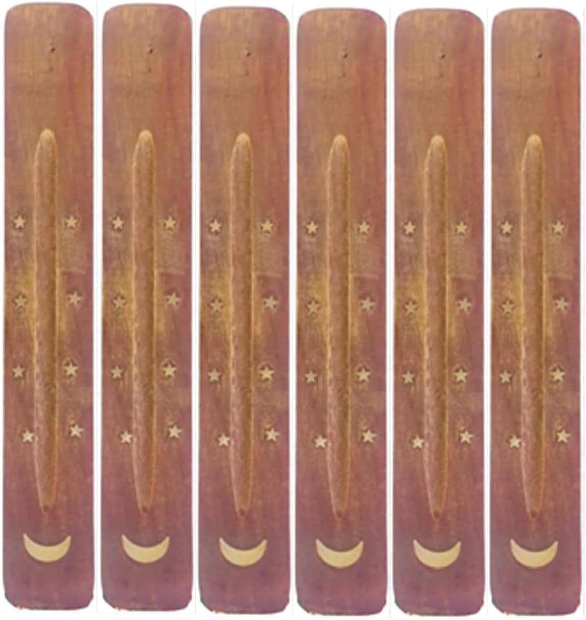 Hosley Wood Incense Holder Sun 10 Inches Ideal Gift for Wedding, Aromatherapy, Zen, Spa, Reiki, Meditation