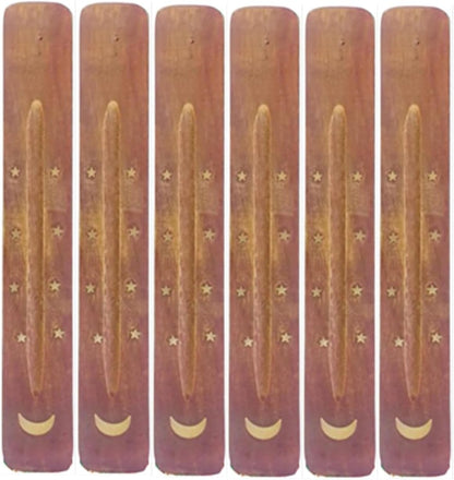 Hosley Wood Incense Holder Sun 10 Inches Ideal Gift for Wedding, Aromatherapy, Zen, Spa, Reiki, Meditation