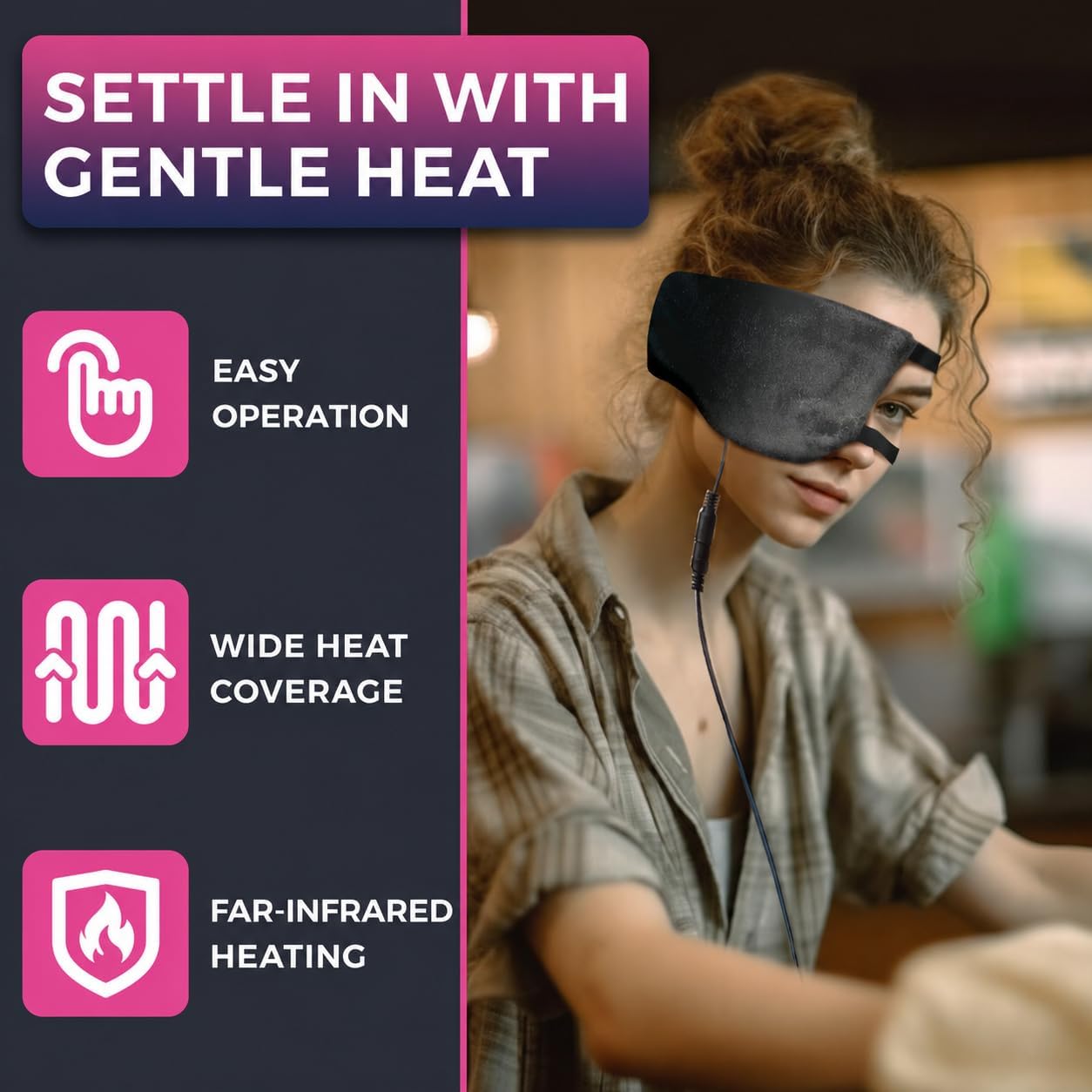 Single Eye Warm Compress, Electric Eye Heating Pad