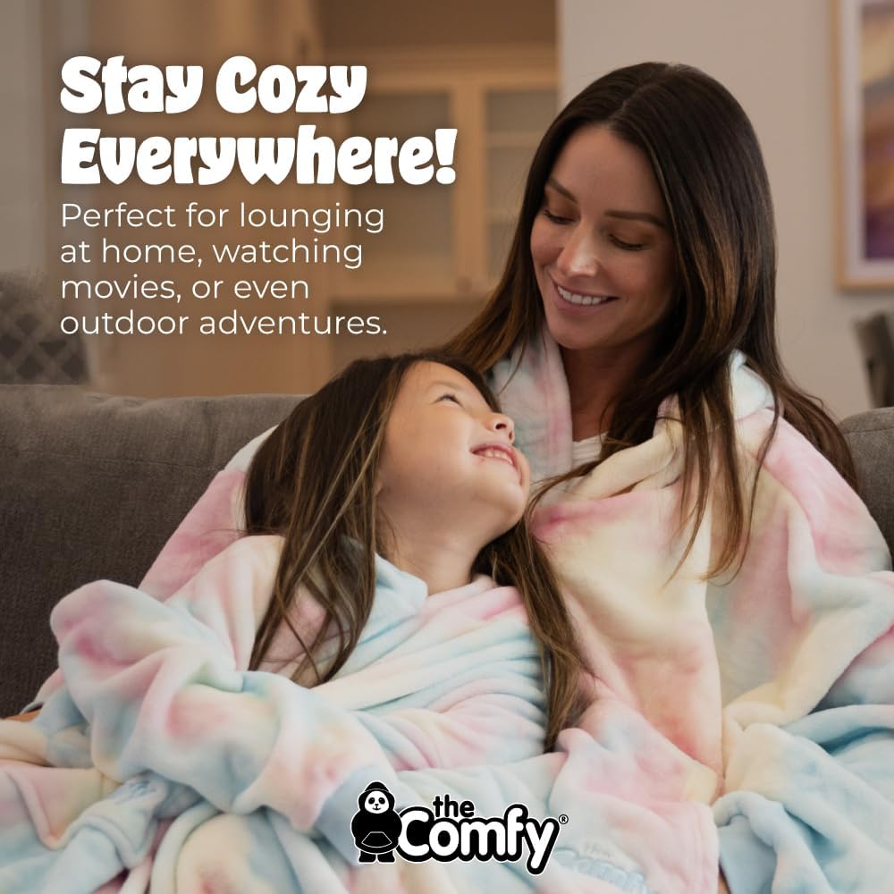 THE COMFY Dream | From Shark Tank | Patented | No Sherpa | Light Wearable Blanket Hoodie | Gift for Women & Men | One Size