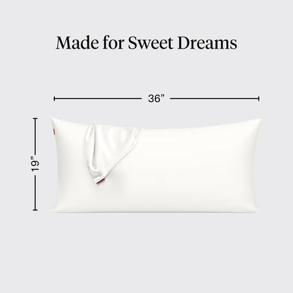 Kitsch Satin Pillowcase with Zipper for Hair & Skin - Softer Than Silk Pillow Cases, Smooth Cooling Satin Pillow Case, Wrinkle-Free, Machine Washable - Pillow Cases Standard Size (19x26) - Blush
