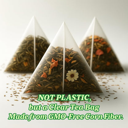 Tozzy Organic Chamomile Tea – 100 Count, Plant-Based Pyramid Tea Bags – Packaging May Vary