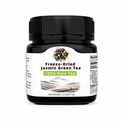 EAST NATURHUS Jasmine Tea Powder Instant Freeze-Dried, No Sugar 71Servings