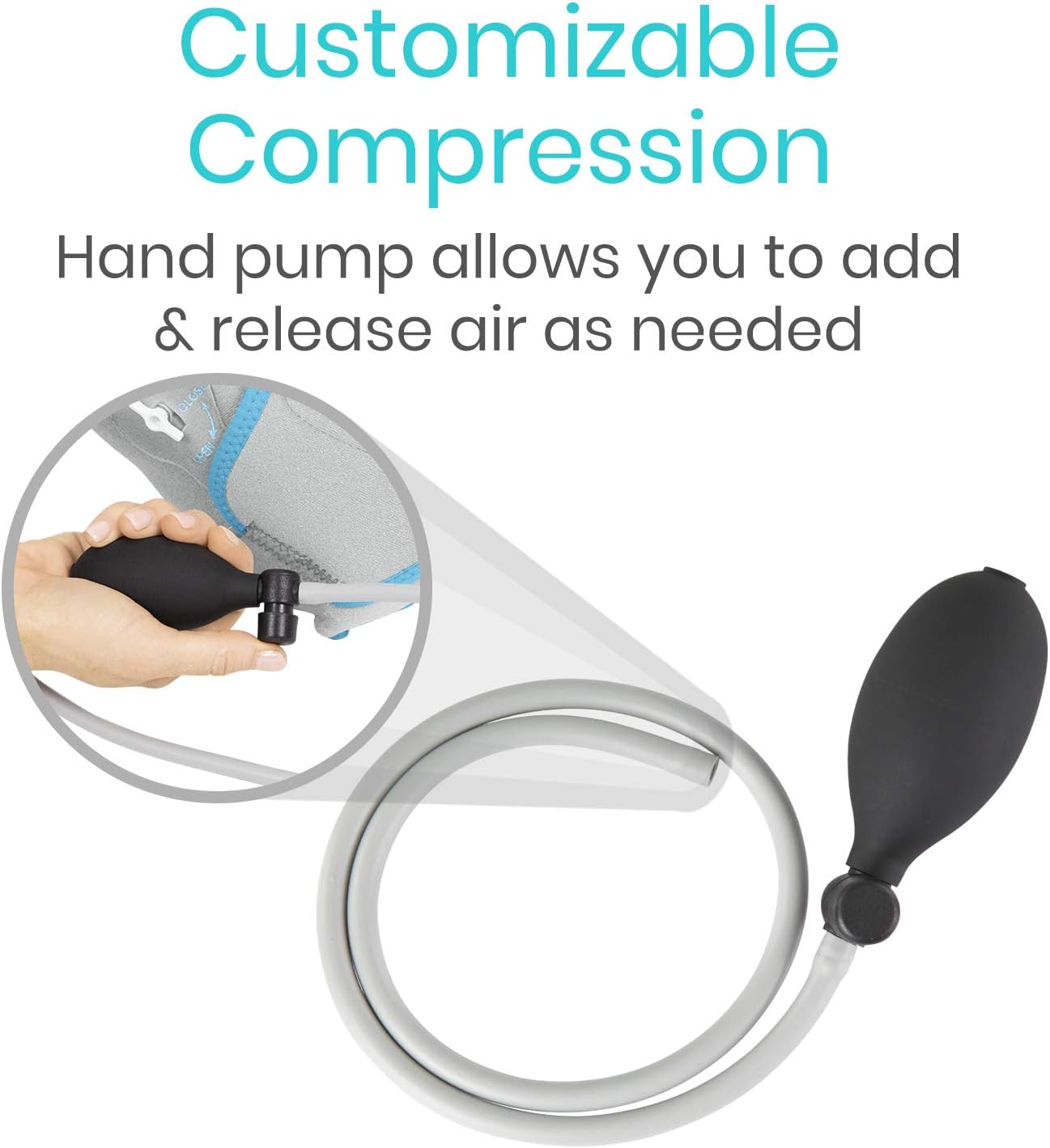 Vive Compression Ankle Ice Pack Wrap for Foot Pain Relief - Soft Cold Brace for Recovering Injuries - Support for Swelling, Sprains, & Fractures - Filled with Reusable Gel, Fits Small & Large Feet