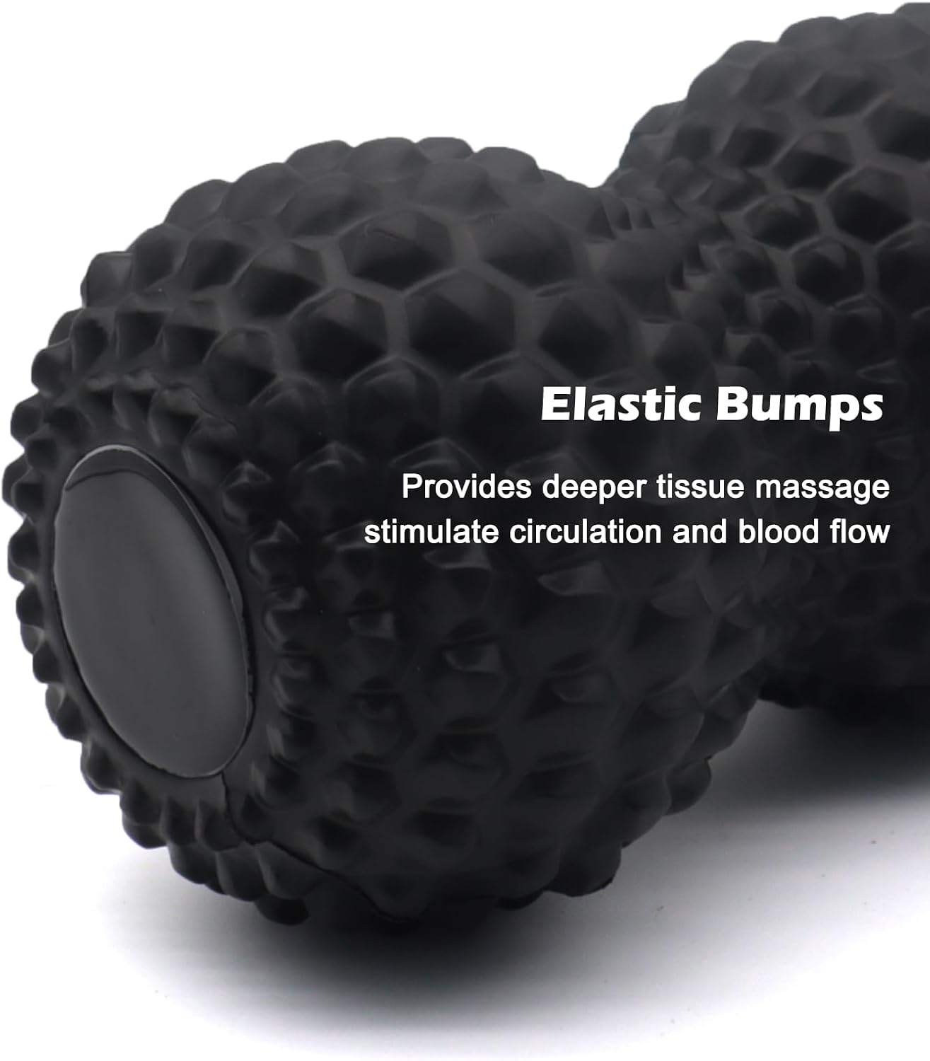 KITWILD Peanut Massage Ball, Double Lacrosse Massage Roller Ball for Deep Tissue Muscle Massage, Physical Therapy, Myofascial Release, Muscle Knots, and Yoga Therapy