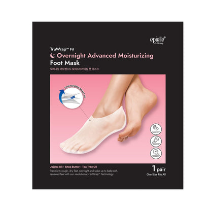 Epielle Hydrating Foot Mask 6 Pairs, Relieve and Soften with Shea Butter & Jojoba Oil, Deep Moisturizing Socks for Dry, Cracked Feet, Self Care Gifts for Women, Spa Kit