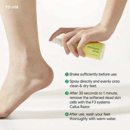 S-Line Emery Foot File, Colossal Double-Sided Pedicure Tool, Effective for Cracked Heel, Ergonomic Design for Easy Grip (White)