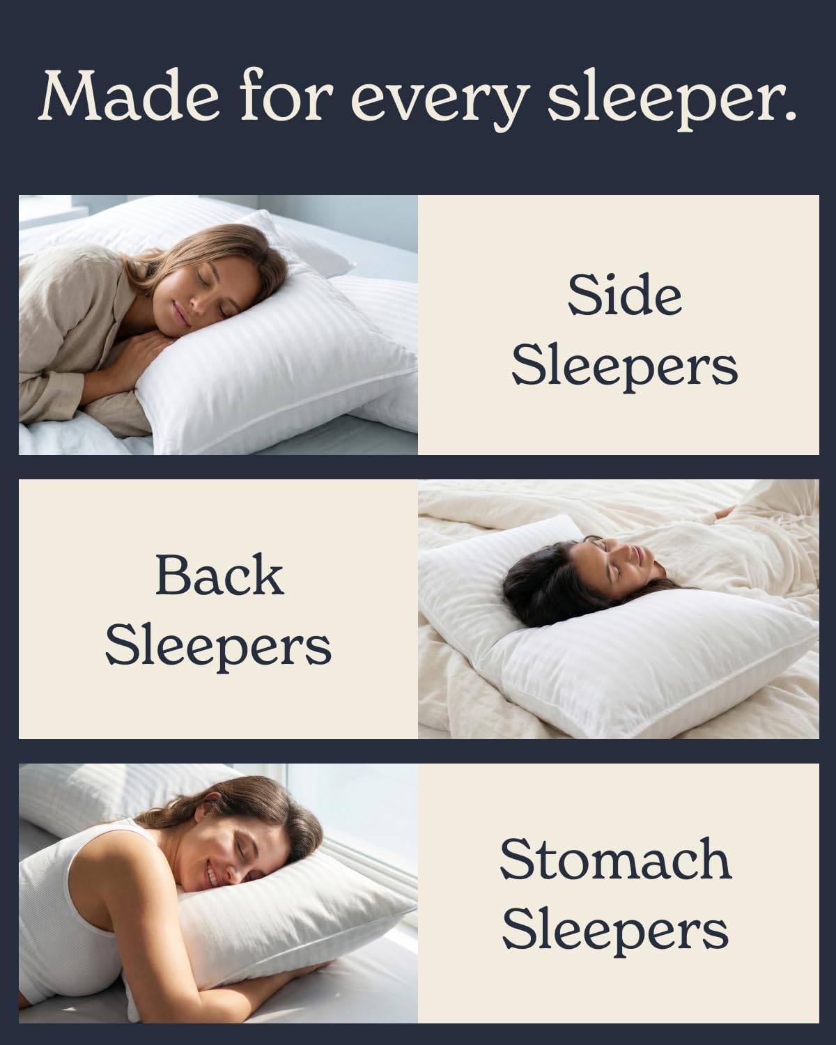 Beckham Hotel Collection Bed Pillows Standard/Queen Size Set of 2 - Original Soft Down Alternative Pillow for Sleeping - Soft Support for Back, Stomach or Side Sleepers