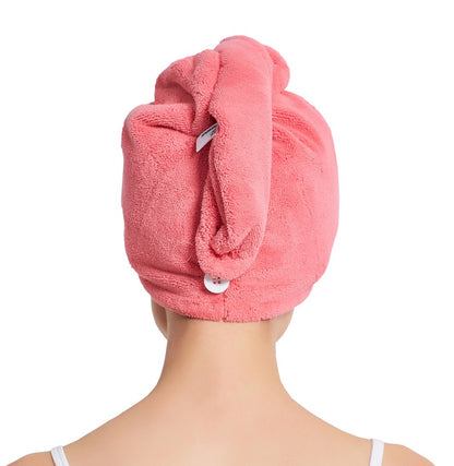 HOPESHINE Hair Towel Twist Microfiber Bamboo Fabric Women's Soft Shower Towels for CurlyHair Turban Wrap Drying Cap Great Gift for Girls 3-Pack