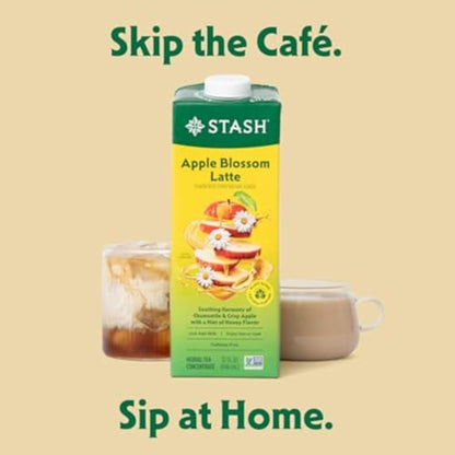 STASH Double Spice Chai Latte - Dairy Free Plant Based Tea Concentrate - Caffeinated - 32 fl oz, 5 Servings