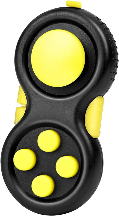 Original Fidget Toy Game, Rubberized Classical Controller Fidget Concentration Toy with 8-Fidget Functions and Lanyard - Excellent for Relieving Stress and Anxiety