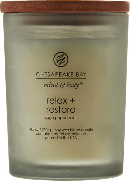 Chesapeake Bay Candle Scented Candle Serenity + Calm (Lavender Thyme) Coffee Table Home Décor