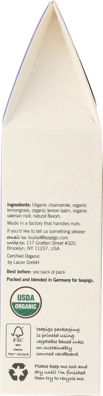 Teapigs, Tea Calm Organic, 15 Count