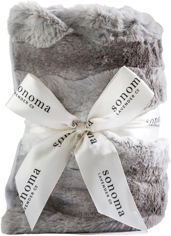 Sonoma Lavender Spa Heat Wrap for Neck, Shoulders and Lower Back, Microwaveable Lavender Aromatherapy Heating Pad, Removable and Washable Covers, Stress and Pain Relief (9" x 26", Arctic Circle)