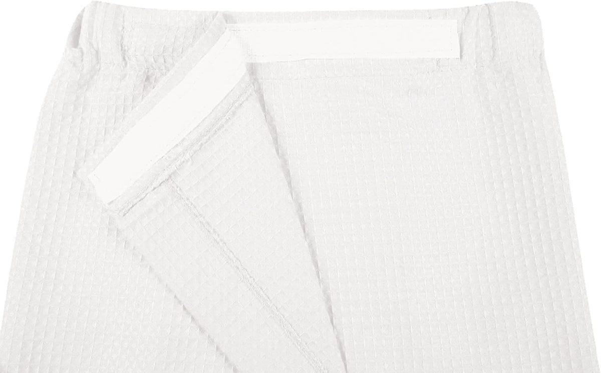 sunshinemall Women's Lightweight Bath Shower Wrap Waffle Spa Robes Bathrobe Quick Dry Cover Up with Adjustable Closure
