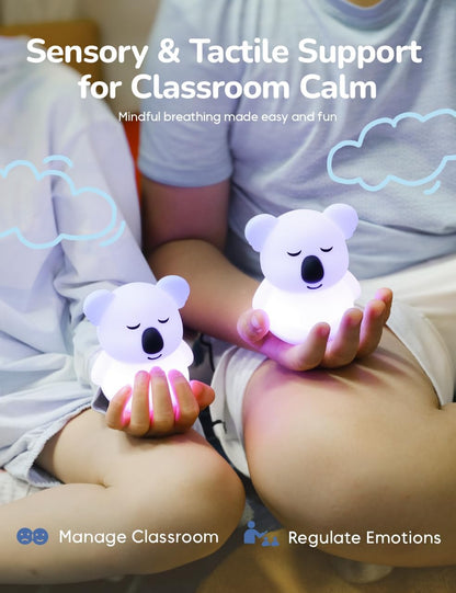 Breathing Pal Mini 'Yoyo' - Mindfulness Breathing Light, Guided Visual Meditation Breathing Light, Anxiety Relief Items for Calm Down Corner/Meditation/Sleep Aid for Adult/Kid