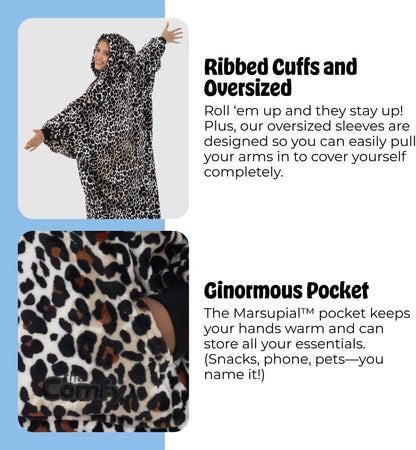 THE COMFY Dream | From Shark Tank | Patented | No Sherpa | Light Wearable Blanket Hoodie | Gift for Women & Men | One Size