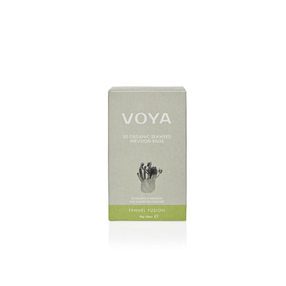 VOYA Fennel Fusion Organic Seaweed Tea, 20 Infusion Bags, 1.06oz