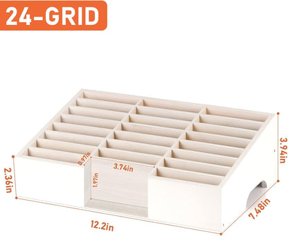 36 Slots Cell Phone Holder Classroom, Wooden Phone Lock Box