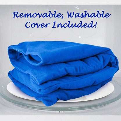 XL Heating Pad for Neck and Shoulders and Back, Microwavable Heating Pads, Microwave Heating Pad Microwavable, Natural Moist Heat Therapy Pad with Washable Cover. Heat Pad Microwavable, 1 Piece 22x13”