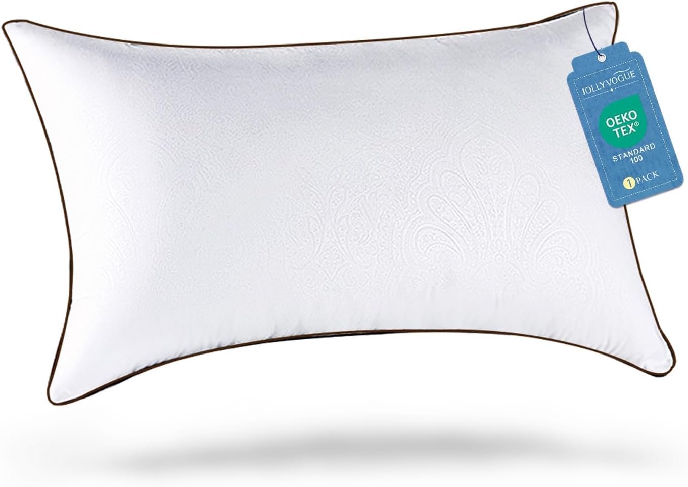 JOLLYVOGUE Pillows Standard Size Set of 2, Cooling and Supportive Pillows Full Size Set of 2 for Side and Back Sleepers, Down Alternative Hotel Collection Sleeping Pillow