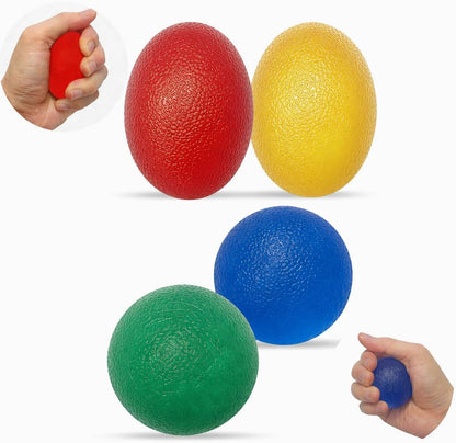 Stress Balls for Adult, Resistance Levels Hand Exercisers for Strength, Hand Strengthening Devices,Squeeze Balls for Hand Therapy,Exercise Squeeze Squishy Wrist Ball, Grip Strength Trainer