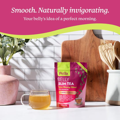 Pella Nutrition Belly Slim Caffeinated Loose Leaf Tea - 25 Servings