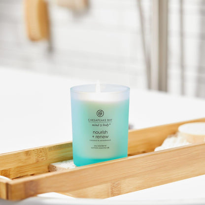 Chesapeake Bay Candle Scented Candle Serenity + Calm (Lavender Thyme) Coffee Table Home Décor