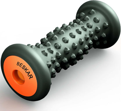 BESKAR Foot Massage Roller for Plantar Fasciitis Relief, Portable Reflexology Tool Pressure Point Massage Rollers, Deep Tissue Massages for Relieving Feet Arch Heel Pain, Myofascial Pain Syndrome