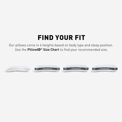 Bedgear Storm Performance Pillow, 1.0 Cooling Pillow for Side Sleepers, Medium Firm Support, Ver-Tex Cooling Cover, Air-X Mesh, Washable