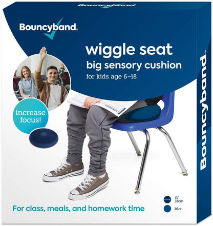 Bouncyband – Wiggle Seat – Purple, 13” D – Large Sensory Cushion for Kids