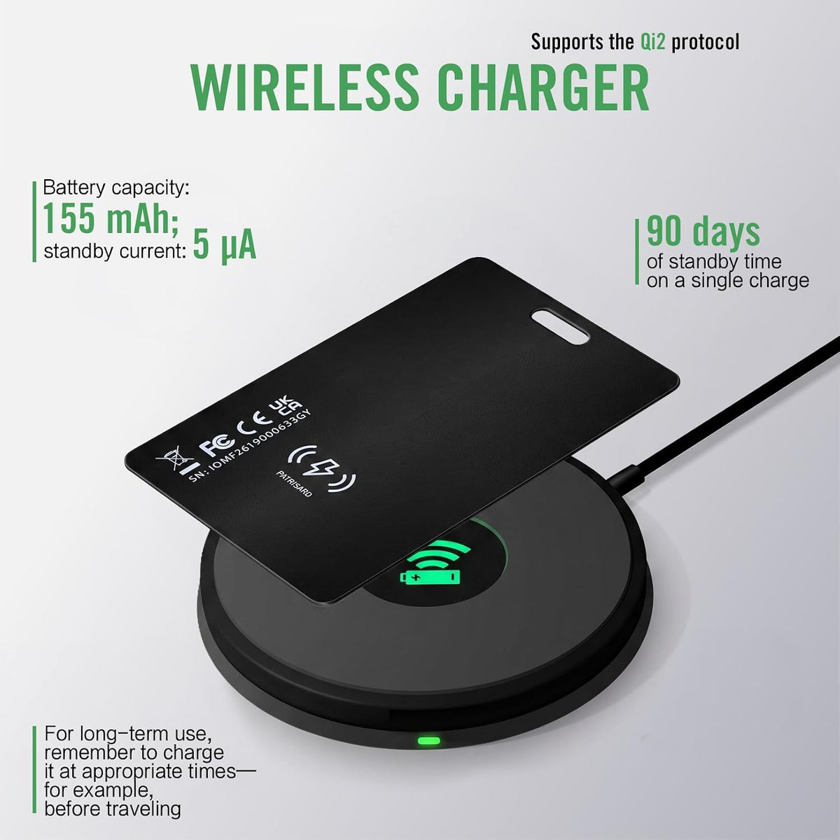 Wallet Tracker Card iOS Android [Apple MFi Certified] Item Locator